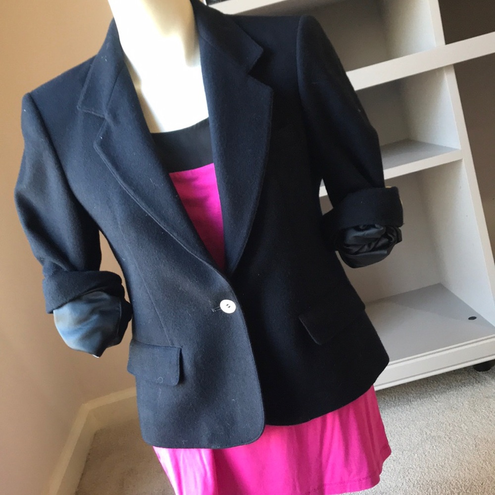 Navy Wool Blazer